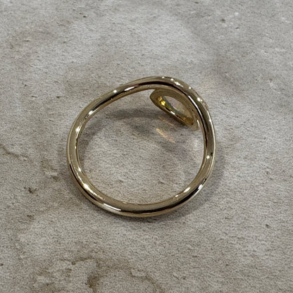 9K Gold Coober Pedy Blue Crystal Opal Ring