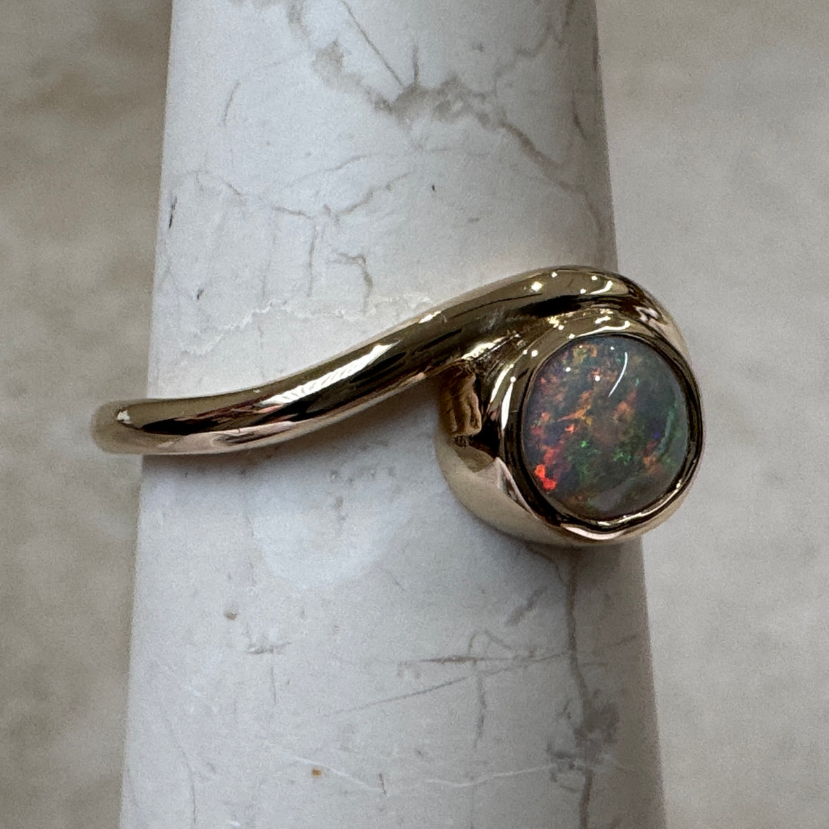 9K Gold Coober Pedy Opal Ring