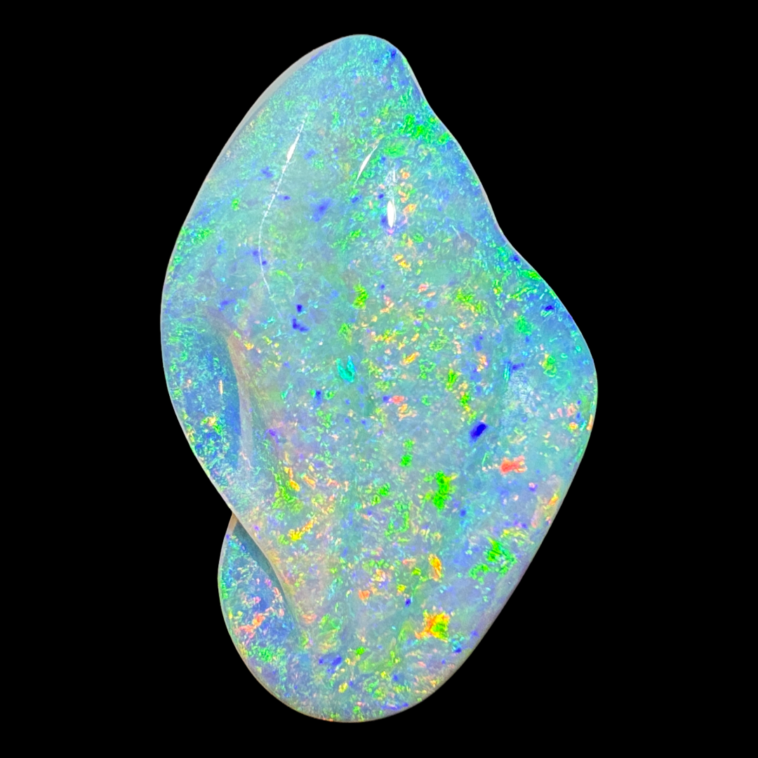12.9ct Mintabie Hand Carved Crystal Opal