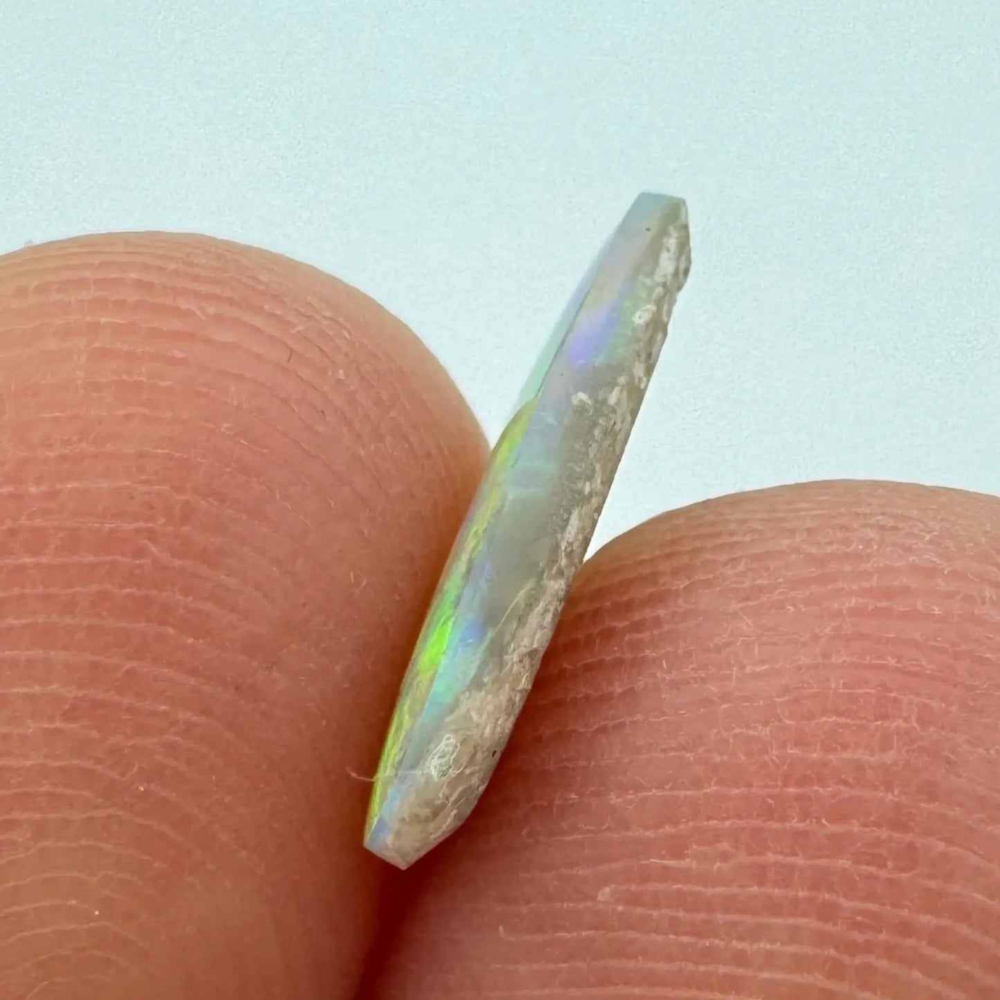 1.3ct Dark Base Coober Pedy Teardrop Opal