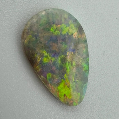 1.3ct Dark Base Coober Pedy Teardrop Opal