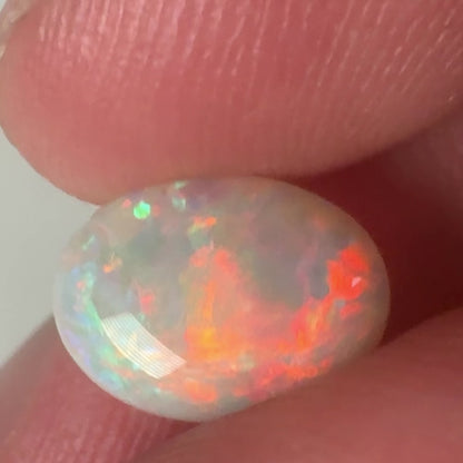 2.1ct Mintabie Oval Red Flash Oval