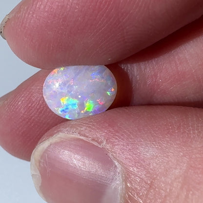 1.4ct Mintabie Oval White Opal