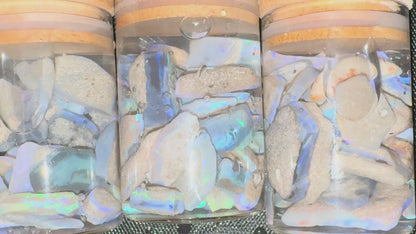 6ozt Mintabie Rough Opal Parcel
