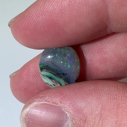 3.8ct Mintabie Oval Double Sided Picture Stone