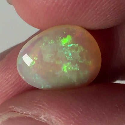 3.3ct Green Flash Mintabie Crystal Opal