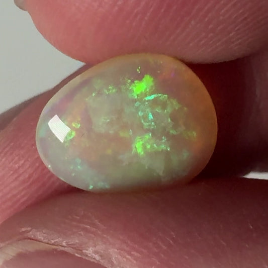 3.3ct Green Flash Mintabie Crystal Opal