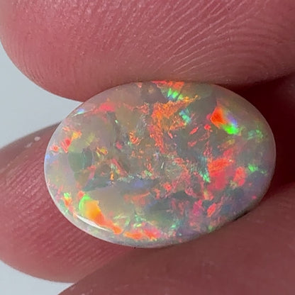 3.3ct Mintabie Oval Crystal Opal