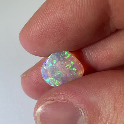 2.5ct Mintabie Blue Green Crystal Opal